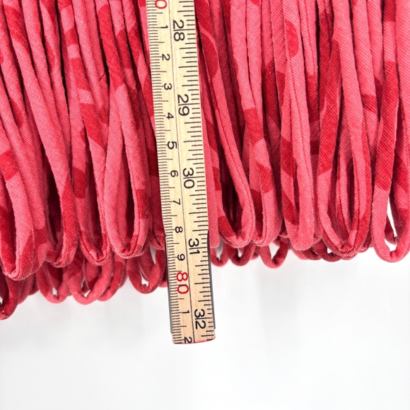 Hyacinth House Cozumel Pink Red Coral Reef Print Fringe Hem Midi Skirt XXS - Picture 15 of 16